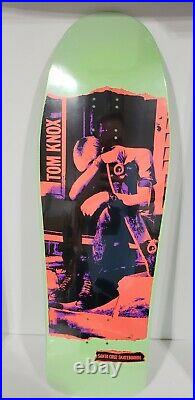 Santa Cruz Tom Knox Discord Punk Reissue Skateboard Deck Minor Threat 10x31 New