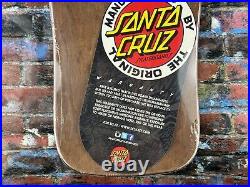 Santa Cruz Tom Knox Fire Pit Skateboard Reissue Brown Stain