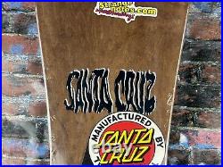 Santa Cruz Tom Knox Fire Pit Skateboard Reissue Brown Stain