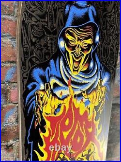 Santa Cruz Tom Knox Fire Pit Skateboard Reissue Dark Stain