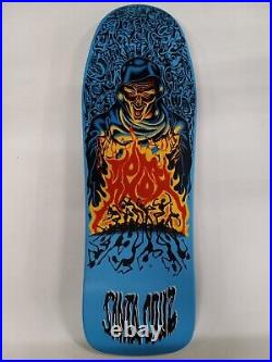 Santa Cruz Tom Knox Firepit Re-Issue Deck Blue