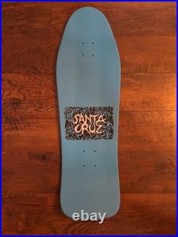 Santa Cruz Tom Knox Firepit Skateboard Deck Blue