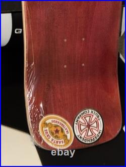 Santa Cruz Tom Knox Ghoul NOS 30 year reissue Skateboard Deck Dark Red RARE