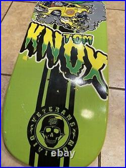 Santa Cruz Tom Knox Rare Veterans Division Skateboard! Collectable