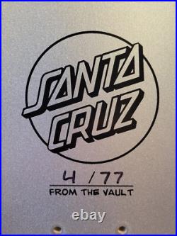 Santa Cruz Tom Knox Skateboard Deck. From The Vault #4 of 77 Made