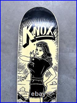 Santa Cruz Tom Knox Skateboard Deck Mike Giant Veterans Division Rare Vintage