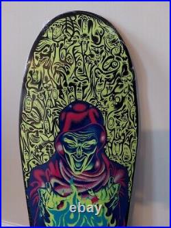 Santa Cruz Tom Knox fire pit glow in the dark skateboard deck new mint 2020