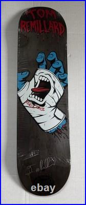 Santa Cruz Tom Remillard Signed Screaming Hand Skateboard