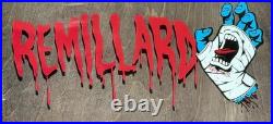 Santa Cruz Tom Remillard Signed Screaming Hand Skateboard