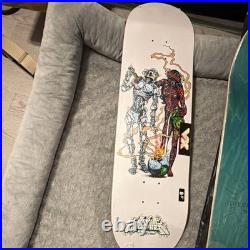 Santa Cruz VX Jake Wooten Skateboard Deck 8.5in White Graphic