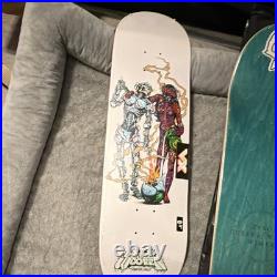 Santa Cruz VX Jake Wooten Skateboard Deck 8.5in White Graphic