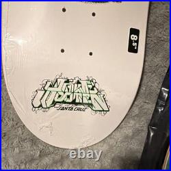 Santa Cruz VX Jake Wooten Skateboard Deck 8.5in White Graphic