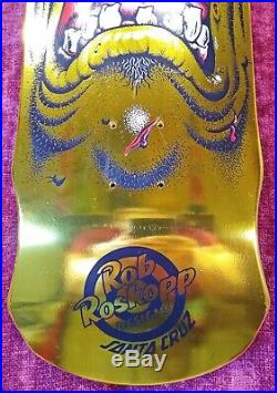 Santa Cruz / Vans Exclusive / Rob Roskopp / Face Gold Foil / Reissue Deck
