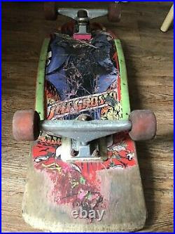 Santa Cruz Vintage 1987 Jeff Grosso Skateboard Demon