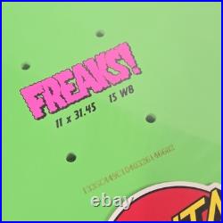 Santa Cruz Warthog Freaks 11 Skateboard Deck + WALL MOUNT Roskopp Collectible