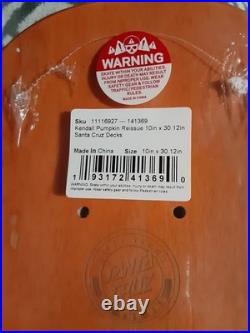 Santa Cruz White JEFF KENDALL PUMPKIN Reissue MINT In Shrink! L@@K
