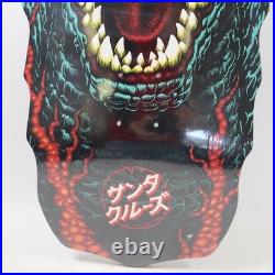 Santa Cruz X Godzilla Godzilla Destroyer Shaped Skateboard Deck 11x32