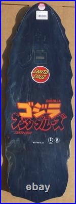 Santa Cruz X Godzilla Godzilla Destroyer Shaped Skateboard Deck Rare