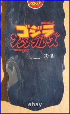Santa Cruz X Godzilla Godzilla Destroyer Shaped Skateboard Deck Rare