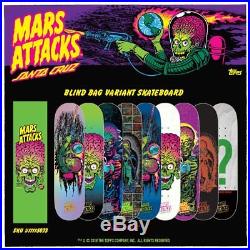 Santa Cruz X Mars Attacks Blind Bag Skateboard Deck LUCKY DIP, NO RESERVE