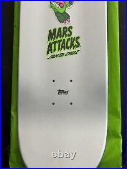 Santa Cruz X Mars Attacks X Topps Skateboard Deck #4 Rare 8.25 Blind Bag