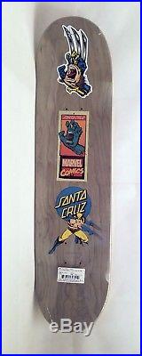 Santa Cruz X Marvel Comics X-men Wolverine/screaming Hand Ltd Skateboard Deck