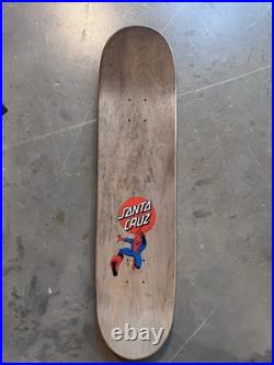 Santa Cruz X Marvel Spider Man Screaming Hand Skateboard Deck RARE