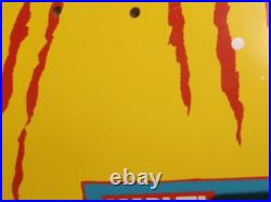 Santa Cruz X Marvel Wolverine Screaming Hand Skateboard Deck Rare