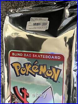 Santa Cruz X Pokemon Blind Bag Skateboard Deck RARE 8.0 x 31.6 IN HAND SEALED