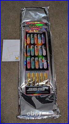 Santa Cruz X Pokemon Blind Bag Skateboard Deck RARE Brand New FACTORY SEALED