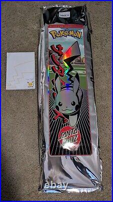 Santa Cruz X Pokemon Blind Bag Skateboard Deck RARE Brand New FACTORY SEALED