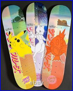 Santa Cruz X Pokemon Blind Bag Skateboard Deck RARE Brand New FACTORY SEALED