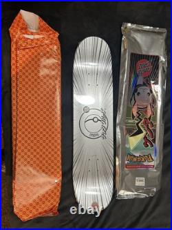 Santa Cruz X Pokemon Bulbasaur Skateboard Deck Holo Foil RARE 8.0