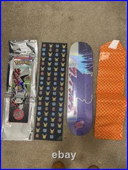 Santa Cruz X Pokemon Gengar Skateboard 8 Inch Deck