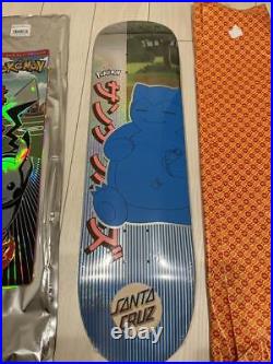 Santa Cruz X Pokemon Skateboard Deck Snorlax Blind Bag 8.0 Limited
