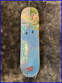 Santa Cruz X Pokemon Squirtle Skateboard Deck