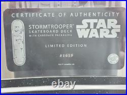 Santa Cruz X Star Wars Colab Stormtrooper Ltd In Blister Pack Skateboard Deck