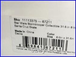 Santa Cruz X Star Wars Colab Stormtrooper Ltd In Blister Pack Skateboard Deck