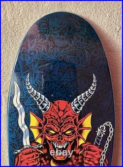 Santa Cruz X Stranger Things Tom Knox Hellfire Pit Skateboard Deck 10.07