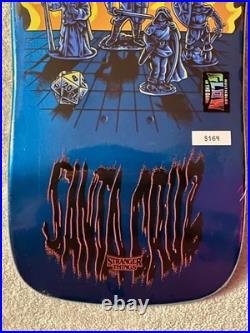 Santa Cruz X Stranger Things Tom Knox Hellfire Pit Skateboard Deck 10.07