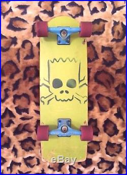 Santa Cruz X The Simpsons Bart Simpson 27 Cruiser Skateboard
