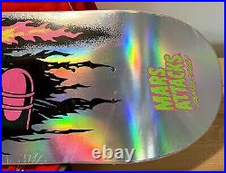 Santa Cruz X Topps Mars Attacks Skateboard Deck Blind Bag Metallic Reaper RARE 1