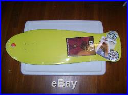 Santa Cruz YELLOW Keith Meek Slasher reissue skateboard deck SEALED, ultra rare