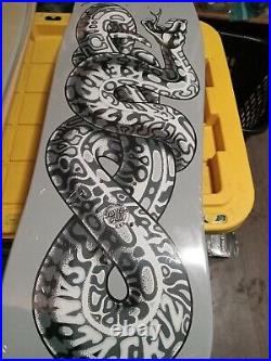 Santa Cruz dust to dust Jeff Kendall snake skateboard new in wrap