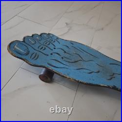 Santa Cruz screaming right foot skateboard Complete deck Very Used Condition