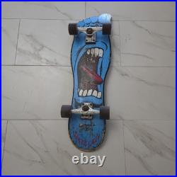 Santa Cruz screaming right foot skateboard Complete deck Very Used Condition