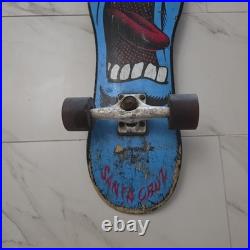 Santa Cruz screaming right foot skateboard Complete deck Very Used Condition