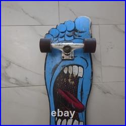 Santa Cruz screaming right foot skateboard Complete deck Very Used Condition