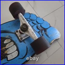Santa Cruz screaming right foot skateboard Complete deck Very Used Condition