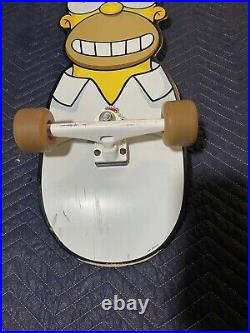 Santa Cruz skateboard Homer Simpson complete deck rare limited collectible